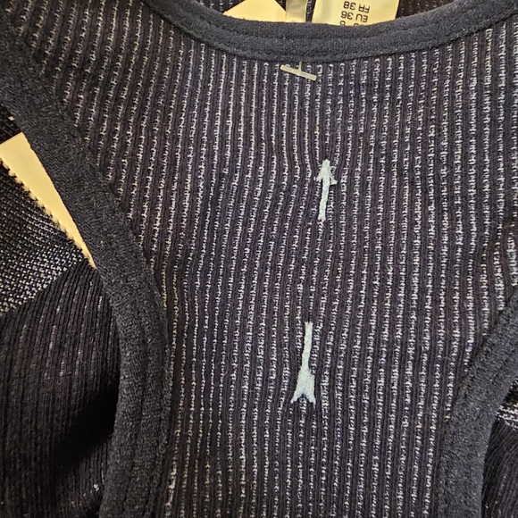 Blue Anthropologie The Upside Women's Circular Knit RAF Mini Dress - Picture 6 of 15